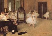 Edgar Degas The Dancing Class oil